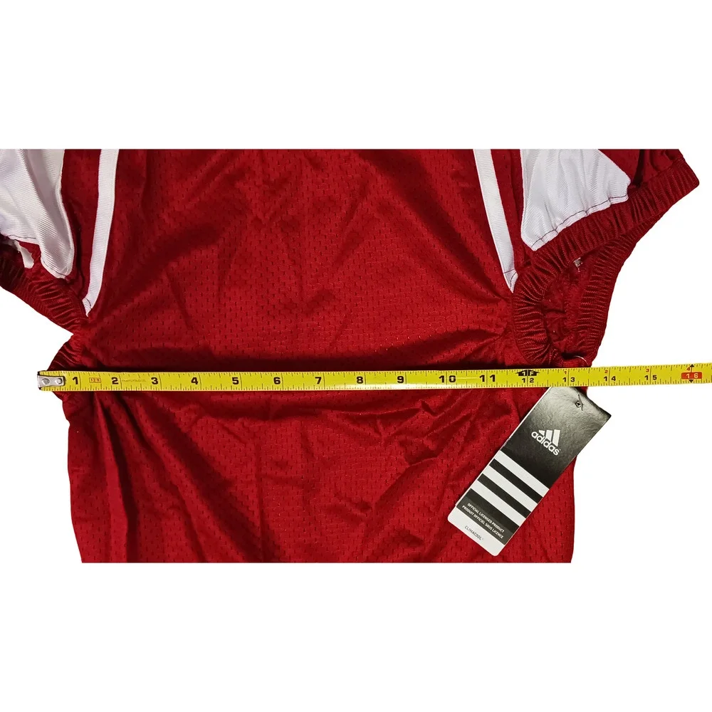 Adidas Climacool Checkdown Football Jersey XXS Men Power Red White Pull On New
